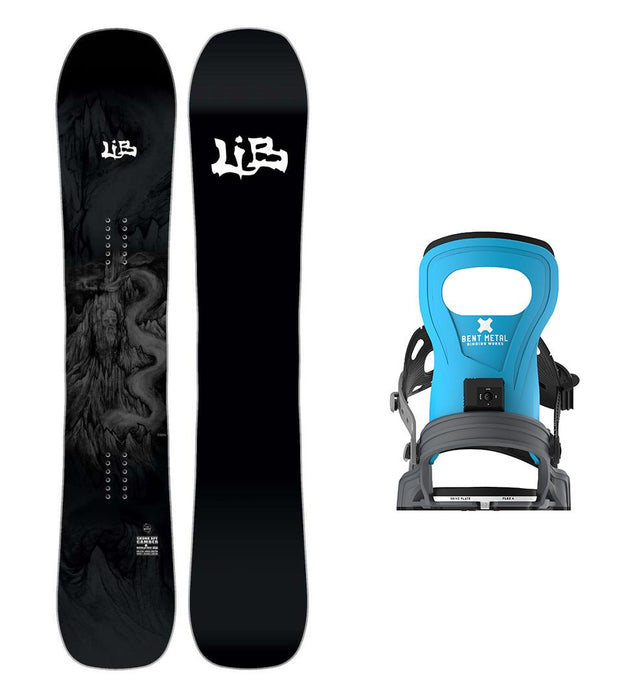 Lib Tech Skunk Ape Camber Snowboard with Bent Metal Bolt Snowboard Binding 2025