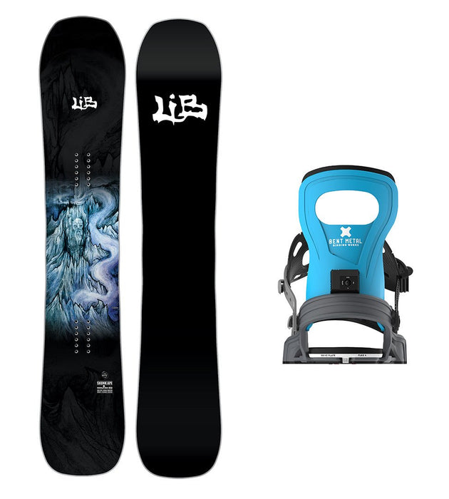 Lib Tech Skunk Ape Snowboard with Bent Metal Bolt Snowboard Binding 2025