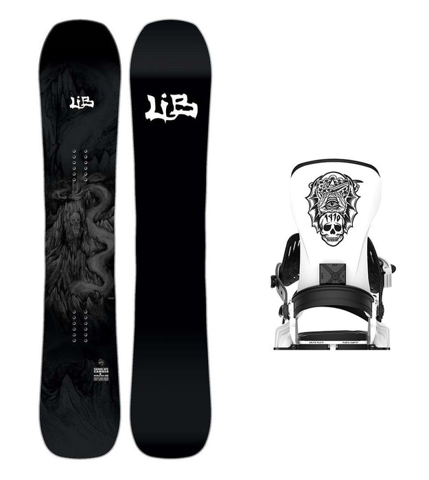 Lib Tech Skunk Ape Camber Snowboard with Bent Metal Transfer Snowboard Binding 2025