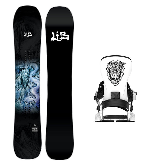 Lib Tech Skunk Ape Snowboard with Bent Metal Transfer Snowboard Binding 2025