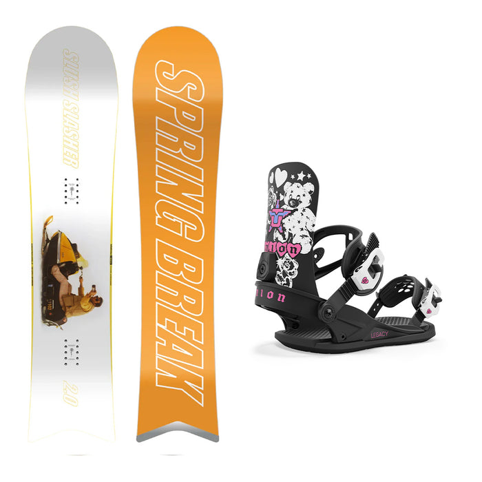 CAPiTA Spring Break Slush Slasher 2.0 Snowboard with Union Women's Legacy Snowboard Bindings 2025