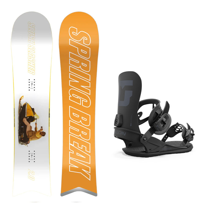 CAPiTA Spring Break Slush Slasher 2.0 Snowboard with Men's Union Strata Snowboard Bindings 2025