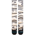 MUMMY T CREW C SOCK 2024 - A pair of white crew socks with a mummy design, featuring black stripes and accents.