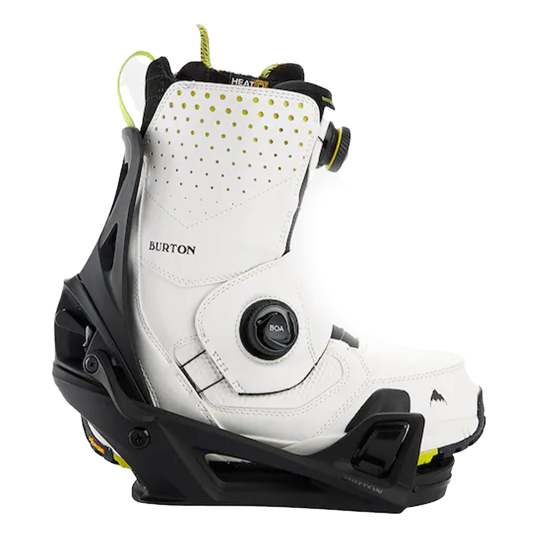 burton cable snowboard ski lock combo yellow white Burton Men's Step On Re:Flex Snowboard Bindings