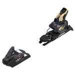 Atomic Strive 12 Ski Bindings 2026 - Black bindings with silver screws and a gold logo on the top plate.