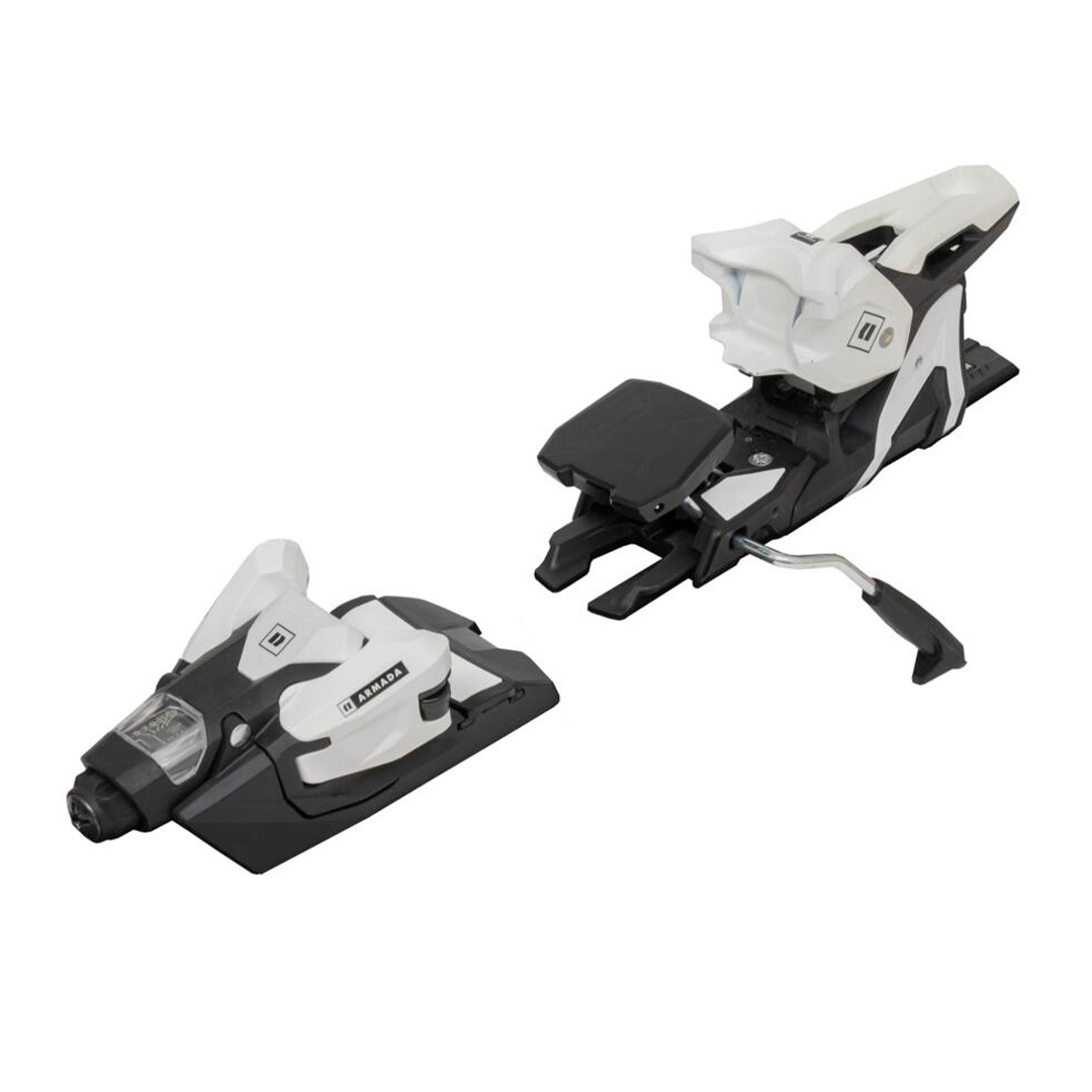 Armada Strive 12 Ski Binding - A black ski binding with a white logo on top and silver hardware.