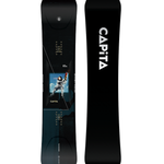 CAPiTA Super DOA Snowboard 2026 - A black snowboard with a blue and white graphic of an astronaut in space.