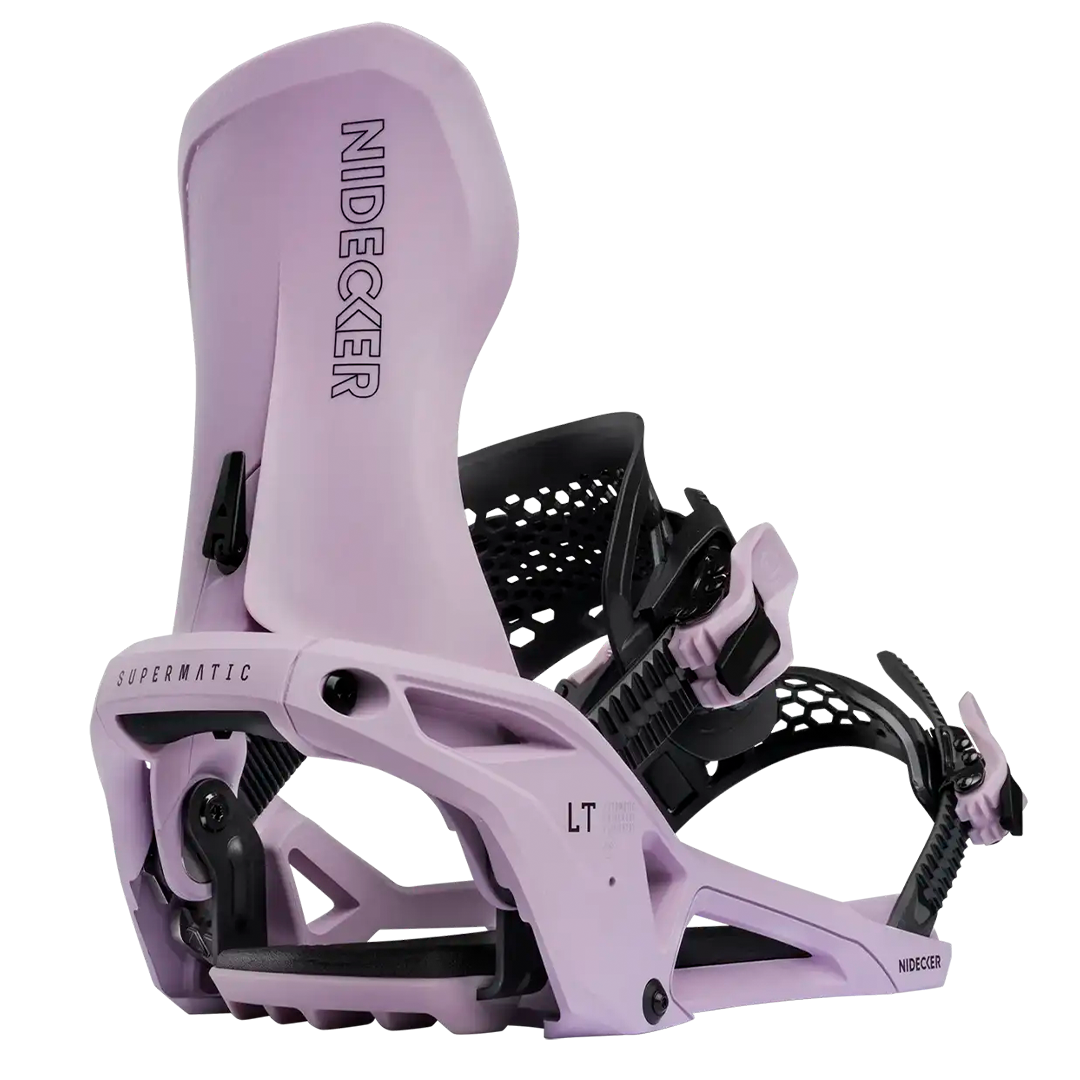 2026 Nidecker Supermatic LT Snowboard Bindings | Light, Fast 2026 Nidecker Supermatic LT Snowboard Bindings | Light, Fast