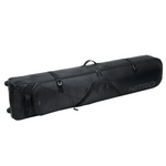 Nitro Tracker Wheelie Snowboard Bag - Black snowboard bag with a wheelie feature and two zippered compartments.