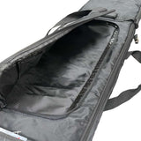 Treviso Snowboard Sleeve 2024 - Black snowboard sleeve with zippered top and handle on side.