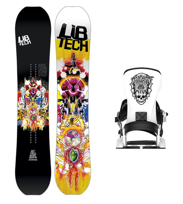 Lib Tech T. Rice Pro Camber Snowboard with Bent Metal Transfer Snowboard Binding 2025