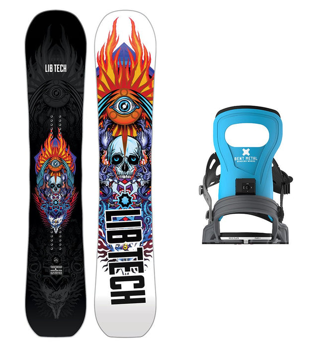 Lib Tech Terrain Wrecker Snowboard with Bent Metal Bolt Snowboard Binding 2025