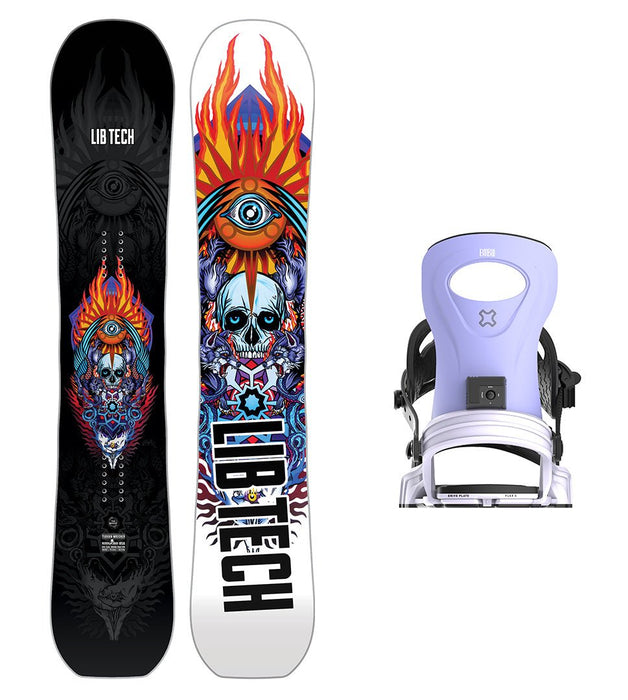 Lib Tech Terrain Wrecker Snowboard with Bent Metal Women's Metta Snowboard Binding 2025