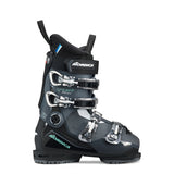 Nordica Sportmachine 3 75 R Ski Boots 2024 - Black ski boots with silver buckles and straps.
