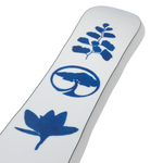 Arbor Women's Veda Snowboard 2026 - A white snowboard with a blue logo on top of it.