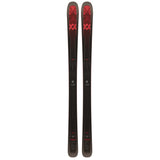 Volkl M7 Mantra Skis 2025 - Black skis with red lettering and a white logo on top.