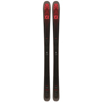 Volkl M7 Mantra Skis 2025 - Black skis with red lettering and a white logo on top.