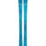 Völkl Women's Secret 84 Skis - Flat 2025 skis with a light blue base color and white geometric pattern overlay.
