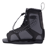 Hyperlite Junior's State 2.0 Package 2024 - A black and white boot with a mesh upper, featuring a strap at the top and laces on the side.