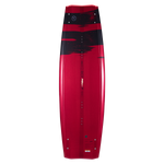 Hyperlite Riot Wakeboard 2024 - A red wakeboard with a black graphic design on top and a white logo in the center.