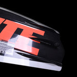 Hyperlite Junior's State 2.0 Package 2024 - A black and white waterski with a blue logo on the top left corner of the ski.