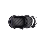 NOW IPO Snowboard Bindings 2024 - Black bindings with a textured pattern on the straps and buckles.