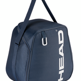 Head Boot Bag 40L 2024 - A dark gray boot bag with a zippered top and white lettering on the front.