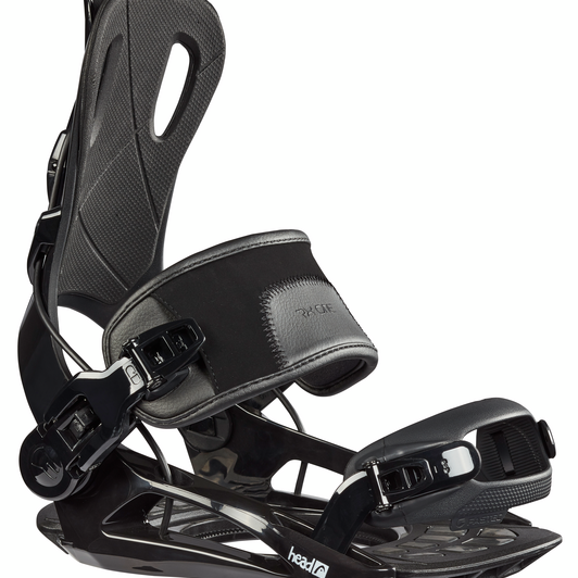 Head RX One Snowboard Binding 2021 - Black snowboard binding with a sleek, modern design and silver buckles.