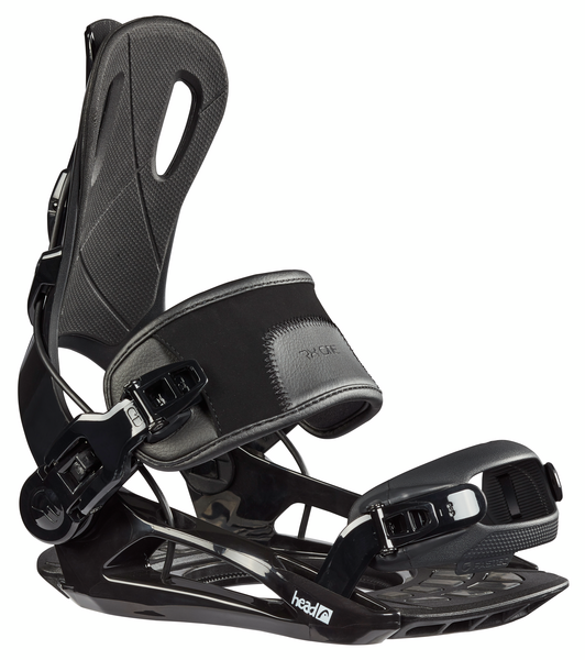 Head RX One Snowboard Binding 2021 - Black snowboard binding with a sleek, modern design and silver buckles.