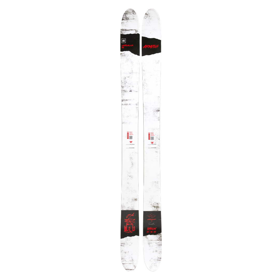 Armada Whitewalker 116 Skis 2026 - White skis with black and red logos on top and bottom.