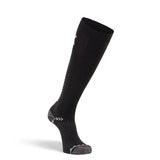 Fox River Women's Chamonix Snowboard Socks - Black snowboard socks with a subtle white logo on the top of the foot and heel.