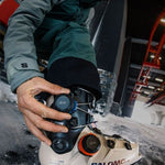 Salomon S/Pro Supra Dual BOA 120 2026 - Black and gray strap with white lettering on a black background.