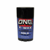 Oneball X-Wax Twist Up With Cork Pad 2025 - A blue and red cylindrical container with a black cap, featuring the brand name "ONE" in white letters on the front.