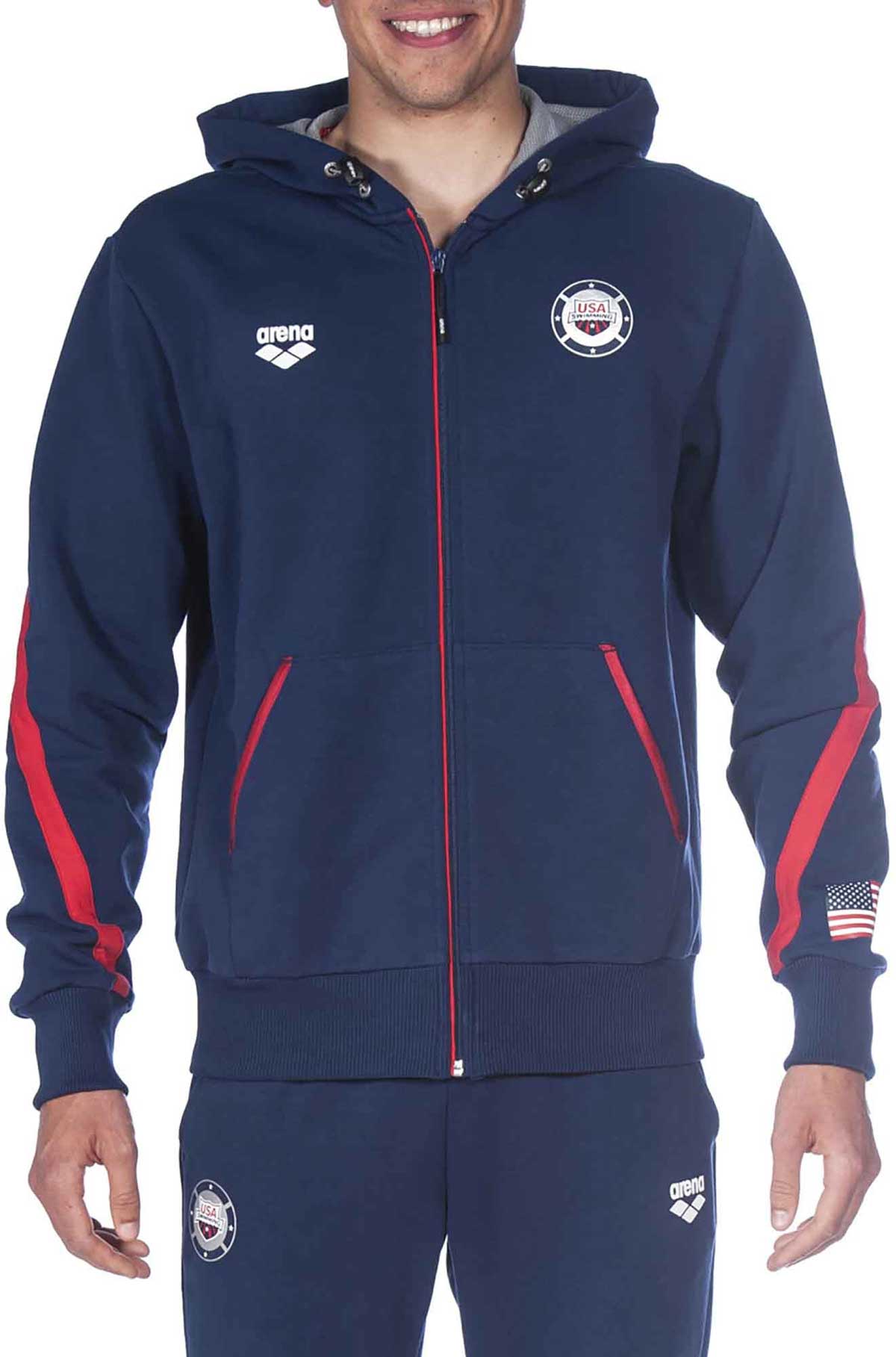 Arena usa swimming hooded on sale sweatshirt