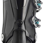 Nordica Ladies' Cruise 65 Ski Boot 2020 - Black ski boot with silver buckles and white trim.