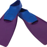 Finis Junior's Long Floating Swim Fins - These long, bright blue fins have a textured surface and are designed for junior swimmers.