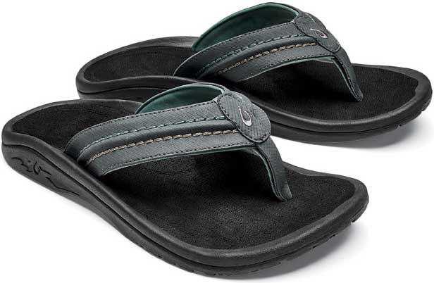 OluKai Men's Hokua Beach Sandals 2020