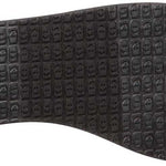 Sanuk Ladies' Yoga Sling 2 Prints Sandal - Black sandal with a repeating pattern of small, stylized faces on the footbed.