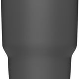 Yeti Rambler 30 oz. Tumbler with Magslider Lid - A stainless steel tumbler with a silver lid and a textured, rubber grip on the bottom.