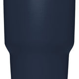 Yeti Rambler 30 oz. Tumbler with Magslider Lid - A navy blue tumbler with a silver lid and a small, round, silver slider on top.