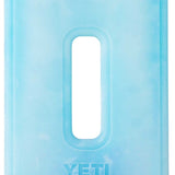 Yeti Thin Ice Large - A large rectangular ice pack with a dark gray label featuring "YETI" in white letters, and a small black logo on the bottom right corner.