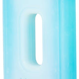 Yeti Thin Ice Medium - A light blue ice pack with a gray tab at the top, featuring the word "YETI" embossed on it.