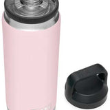 Yeti Rambler 26 oz. Bottle With Chug Cap - A stainless steel water bottle with a clear lid and black chug cap.