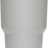 Yeti Rambler 30 oz. Tumbler with Magslider Lid - A stainless steel tumbler with a silver lid and a sliding closure mechanism.
