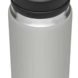 Yeti Rambler 26 oz. Bottle With Chug Cap - A stainless steel water bottle with a black chug cap and handle, featuring an embossed "YETI" logo on the side.