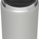 Yeti Rambler 26 oz. Bottle With Chug Cap - A stainless steel water bottle with a black chug cap and handle on top.