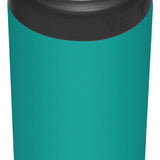 Yeti Rambler 12 oz. Colster Slim Can Insulator - A slim can insulator with a silver lid and a dark gray body.