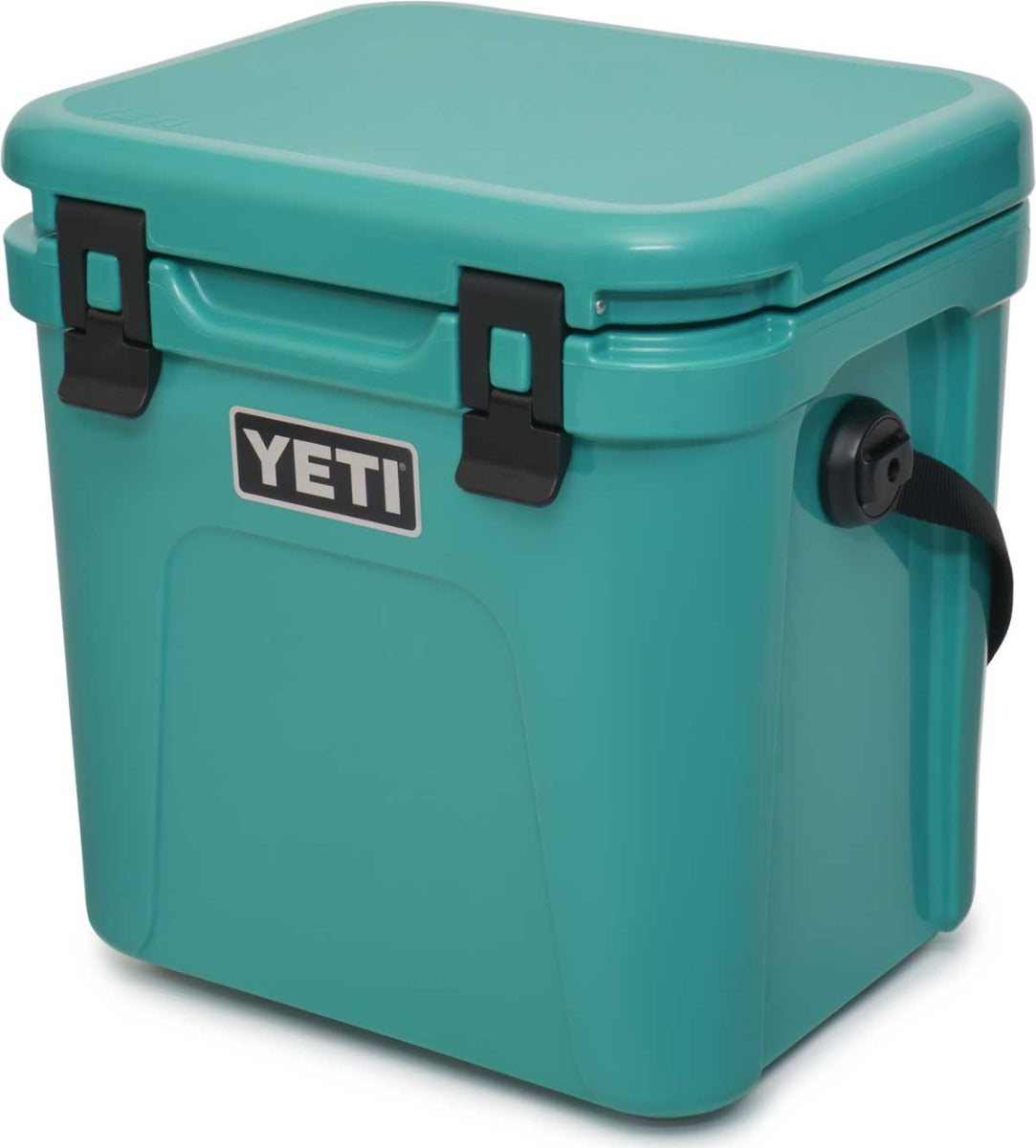 Yeti Roadie 24 Hard Cooler - A compact, portable cooler with a stainless steel handle and rubberized grip on top.