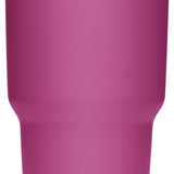 Yeti Rambler 30 oz. Tumbler with Magslider Lid - A stainless steel tumbler with a silver lid and a sliding closure mechanism.