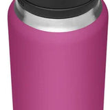 Yeti Rambler 36 oz. Bottle With Chug Cap - A stainless steel water bottle with a black chug cap and handle on top.